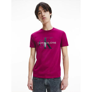 Calvin Klein pánské fialové tričko - XXL (VWS)